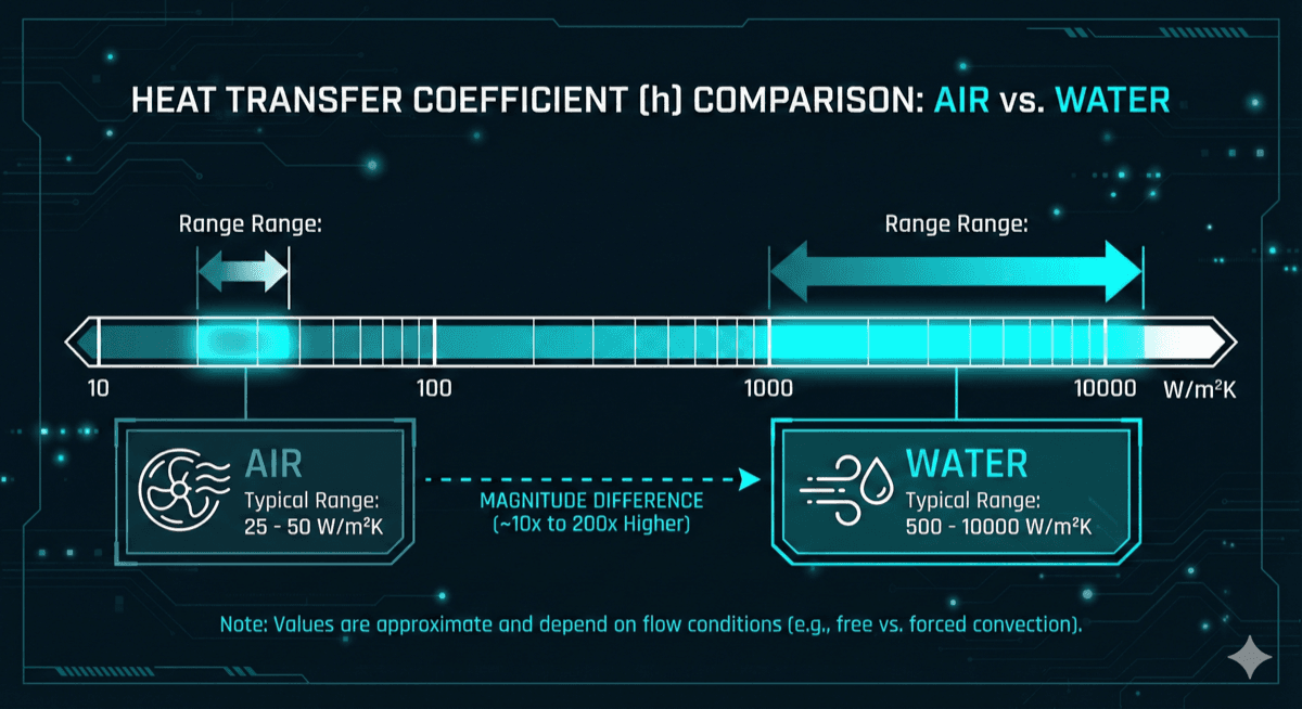Air cooling vs liquid cooling thermal limits