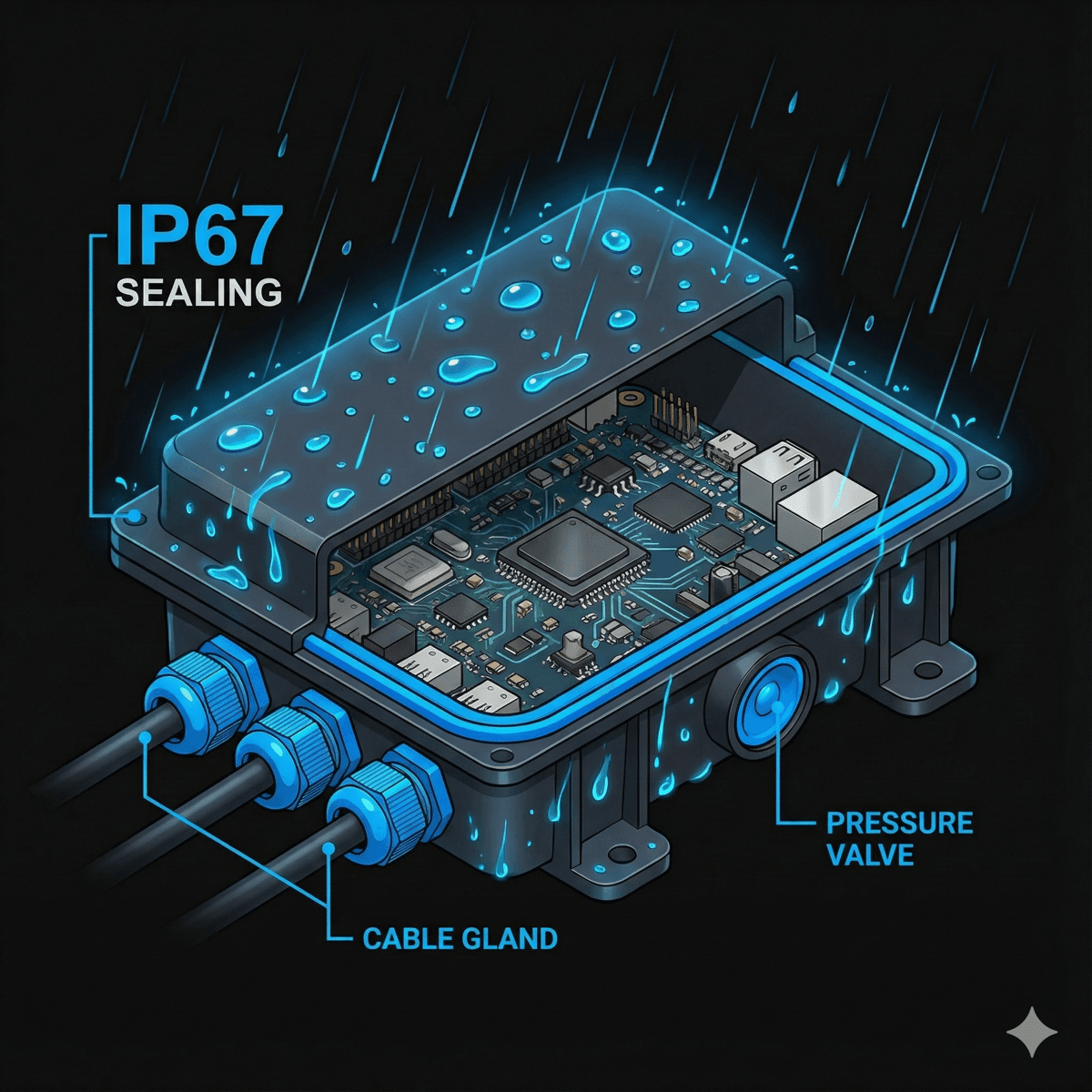 How to Design an IP65/IP67 Enclosure for Outdoor Electronics