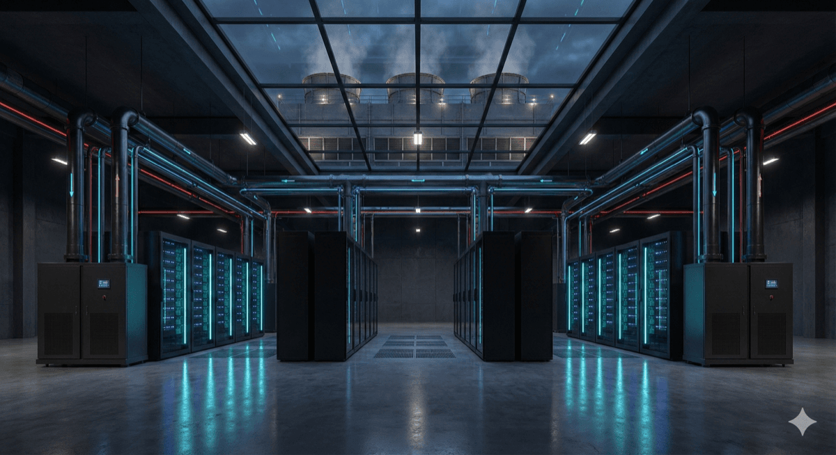 Datacenter liquid cooling infrastructure integration