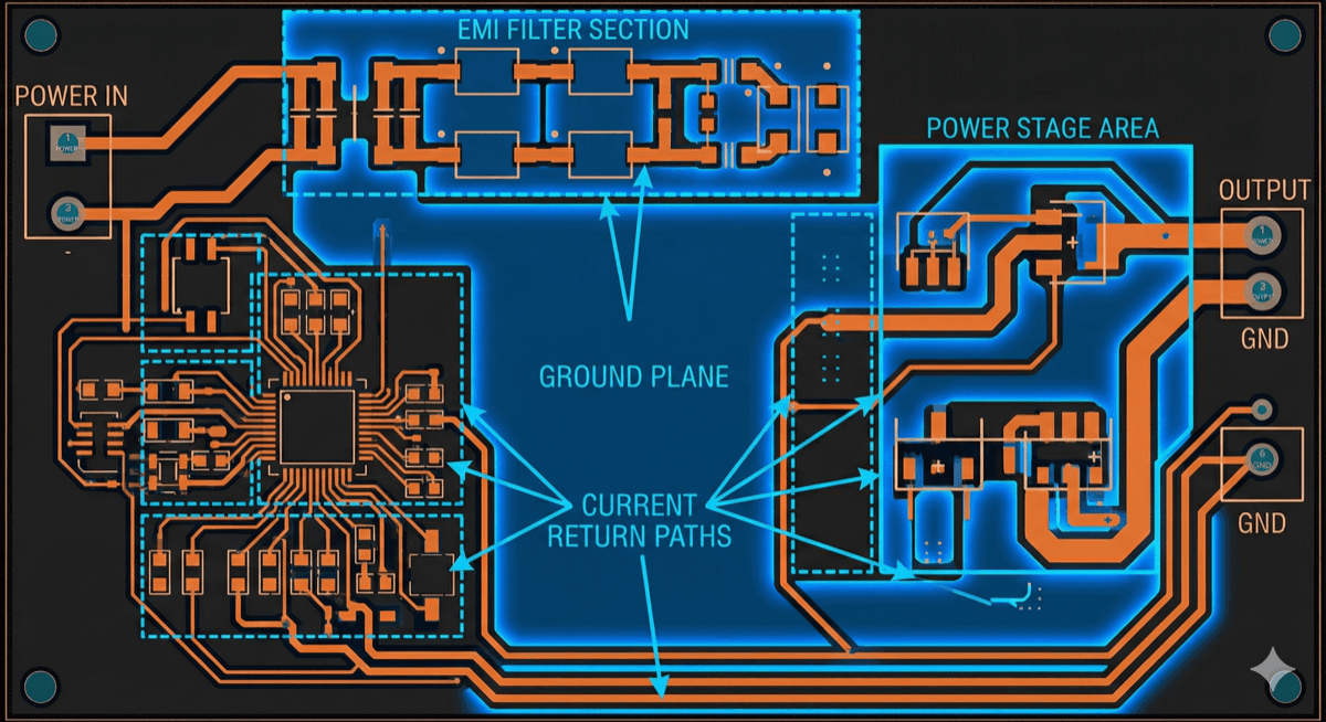 PCB layout best practices for EMC