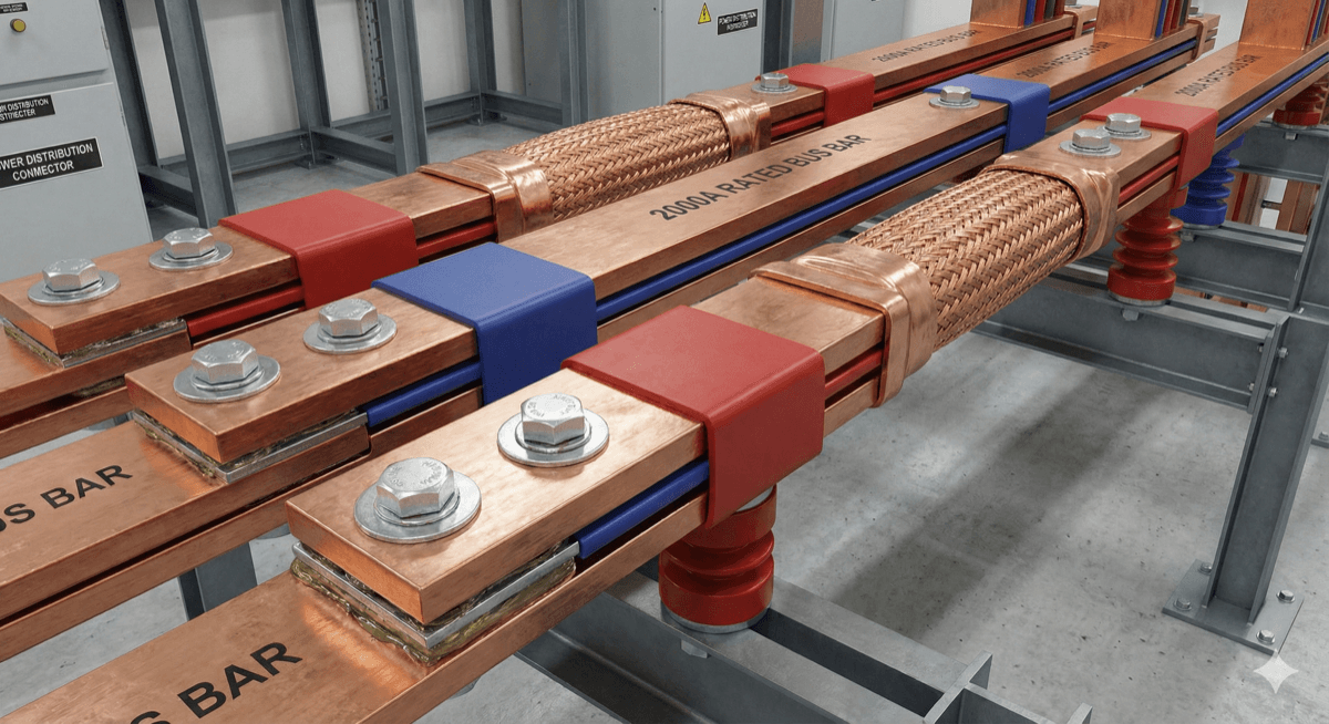 High-current bus bar design for AI PDUs
