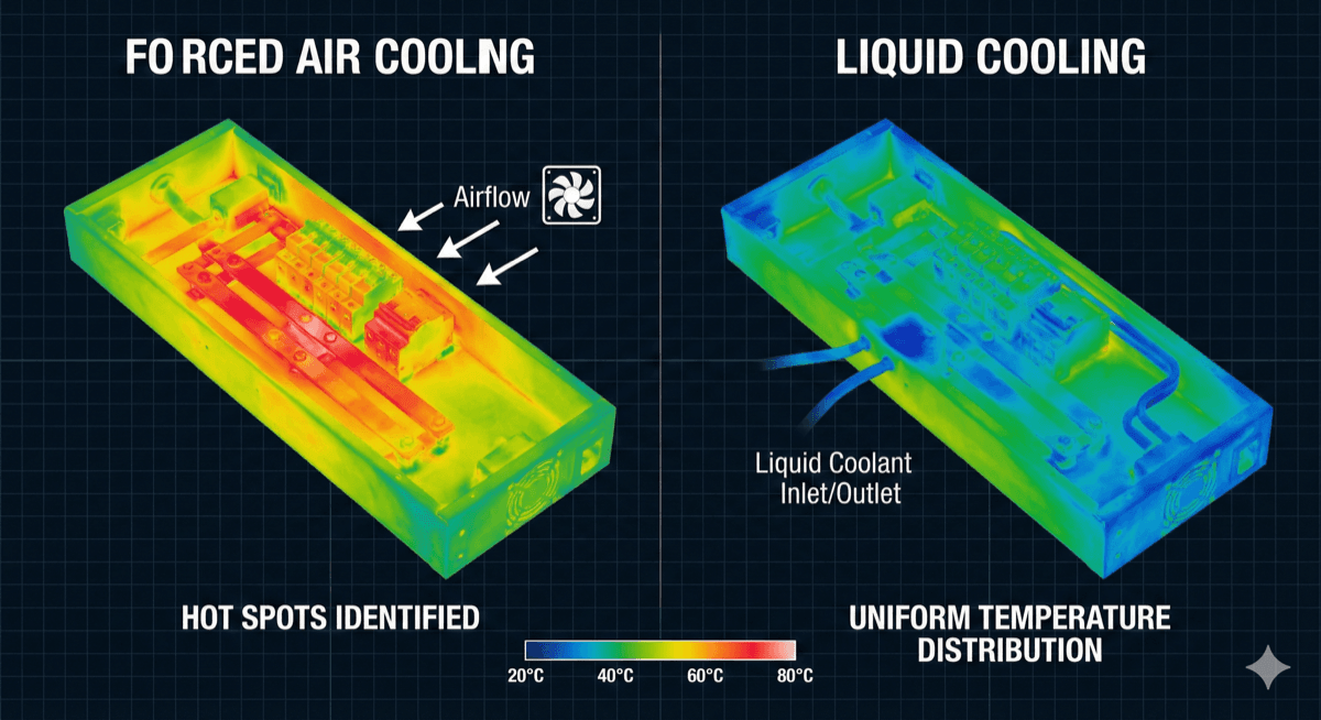 PDU thermal design and cooling